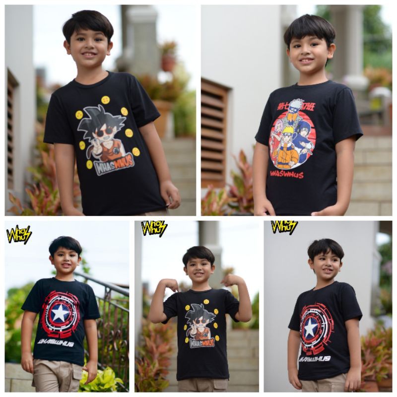 6-14 Tahun Baju Kaos Atasan Anak Laki-Laki Kaos Anak Remaja Tanggung
