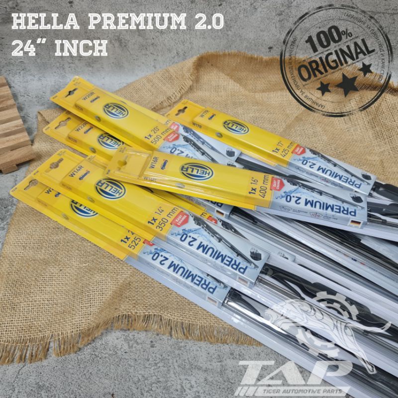 WIPER BLADE MOBIL HELLA PREMIUM 24” INCHI ORIGINAL