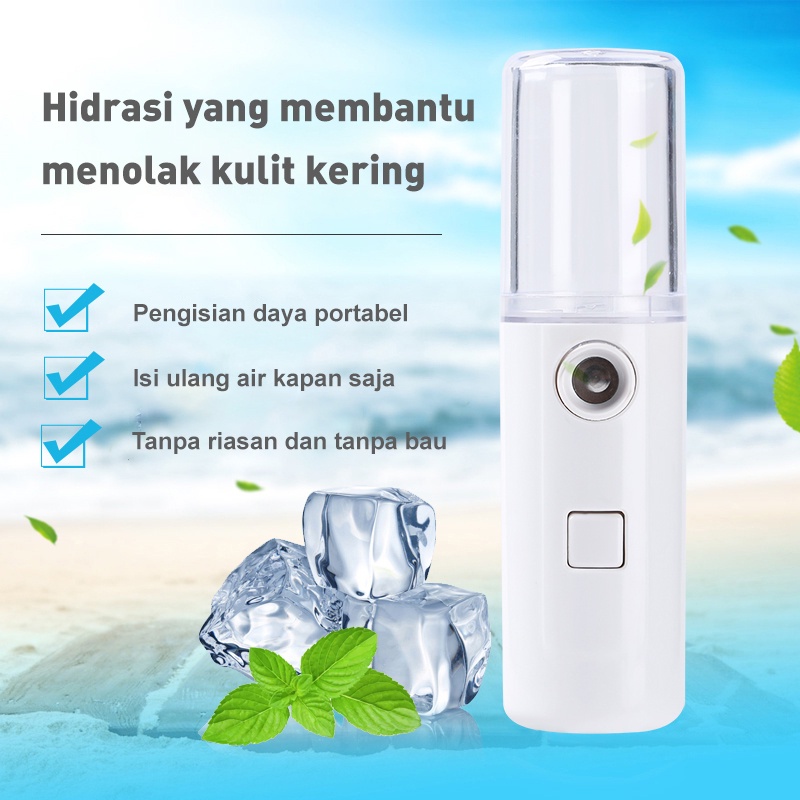 Nano Spray Portable Mini USB Mist Pelembab Wajah/nano spray