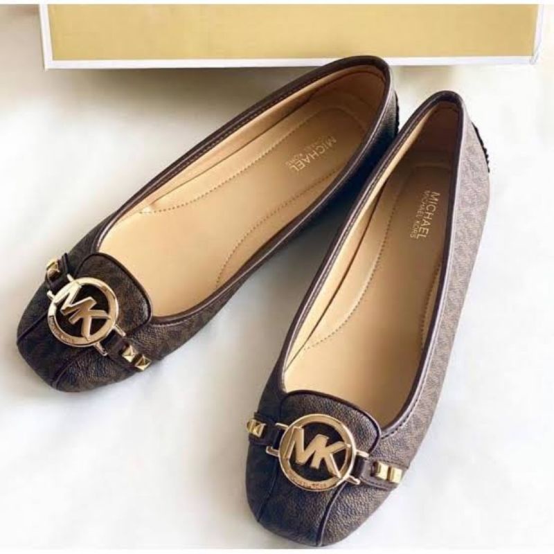 PL MK Fulton Signature Brown size 6.5 100% Authentic (Geser Realpict)