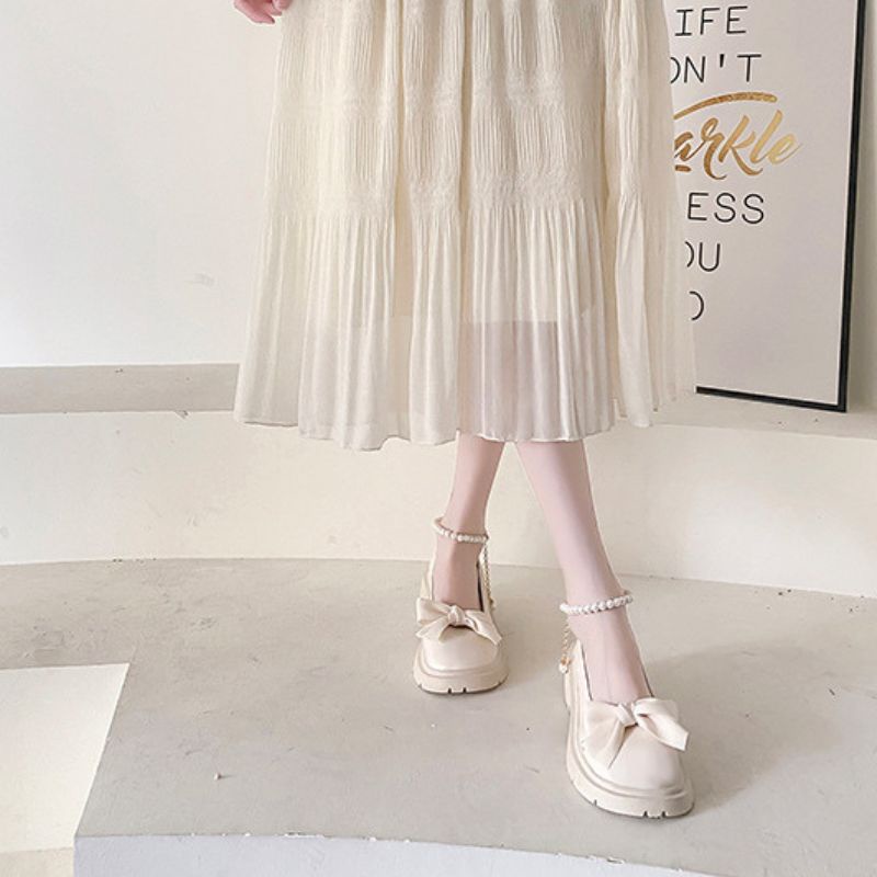 21483 Pearl Loafer Sepatu Docmart Wanita Import-5