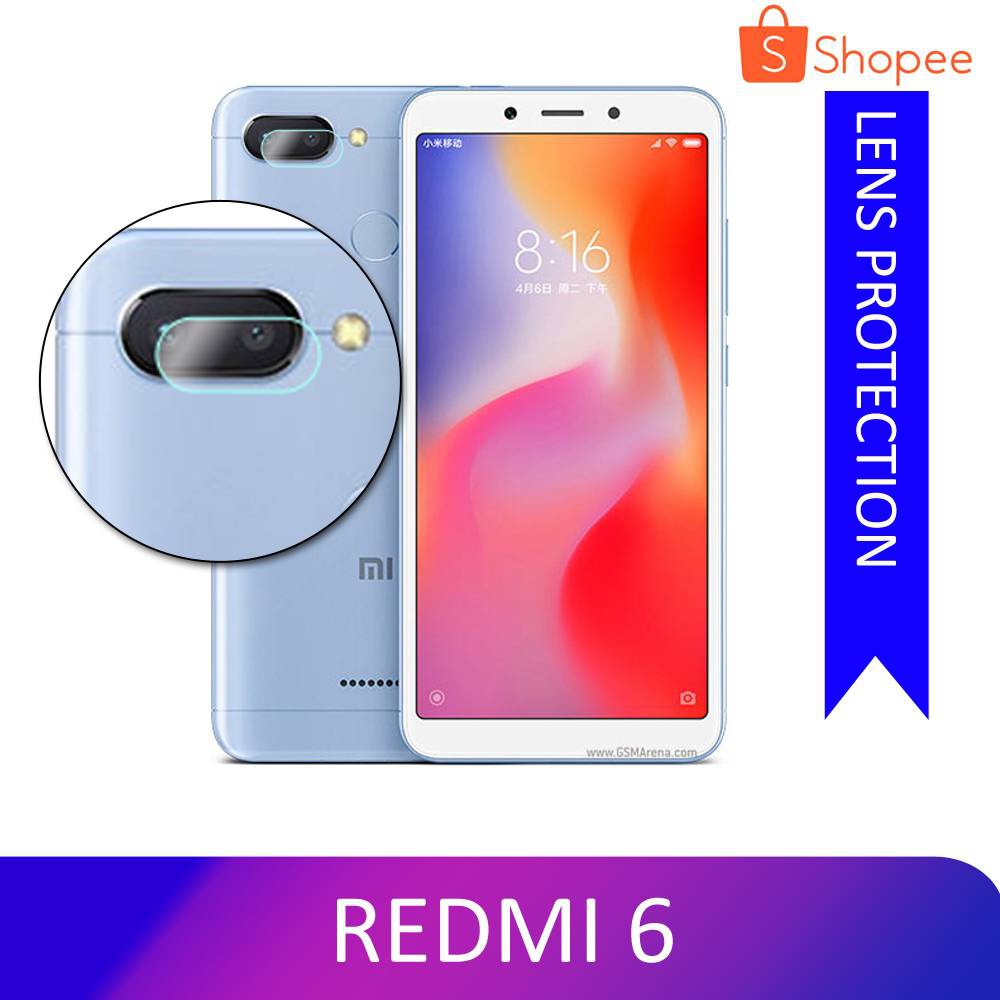 Tempered Glass Kamera XIAOMI Redmi 6 Pelindung Kamera Bahan kaca