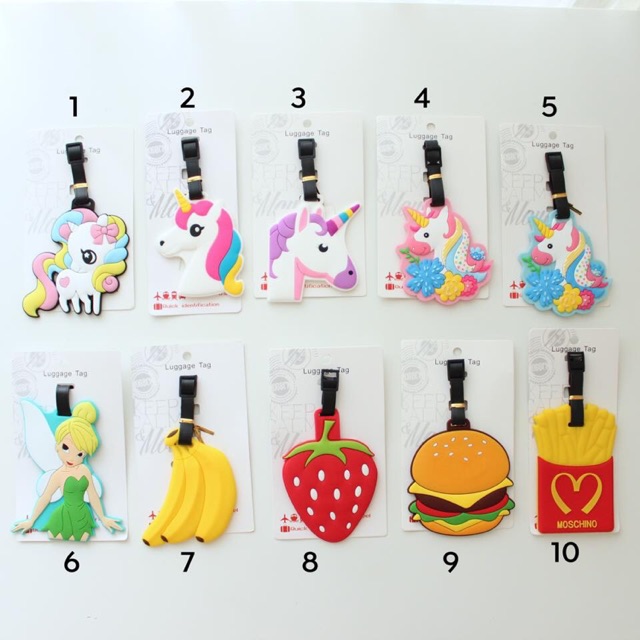 READY STOCK TRAVEL LUGGAGE TAG / gantungan koper