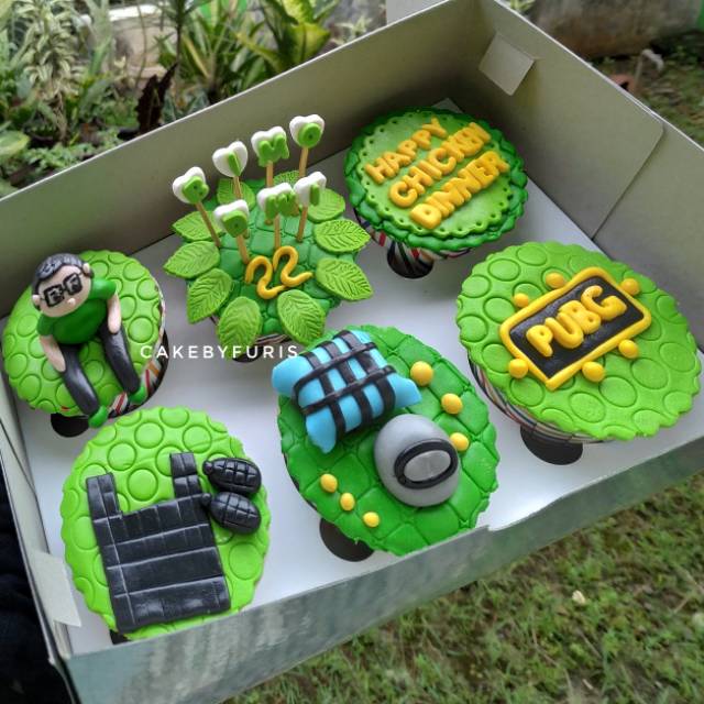 

Cupcakes Custom isi 6 - Cupcakes TANGERANG