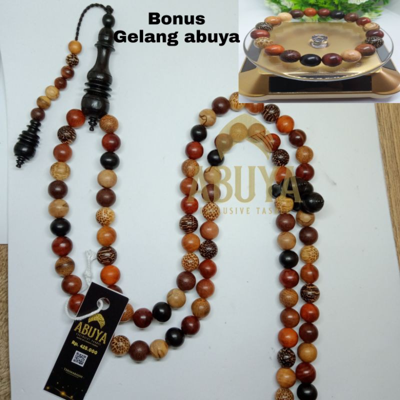 TASBIH ABUYA TASBIH KAYU LANGKA TASBIH ANTIK TASBIH KAYU BERTUAH TASBIH EXCLUSIVE TASBIH 9 MACAM
