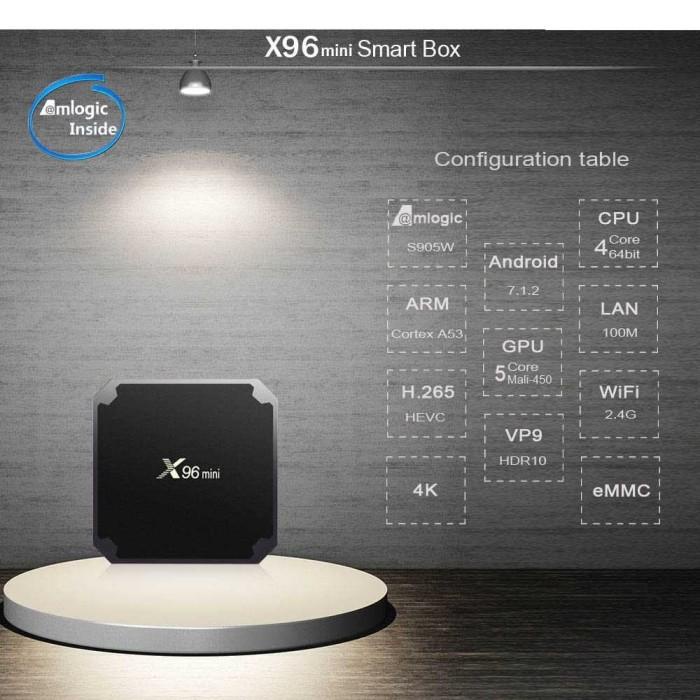 Alat ubah tv biasa jadi smart tv Android - X96 Mini Smart TV 2GB 16GB