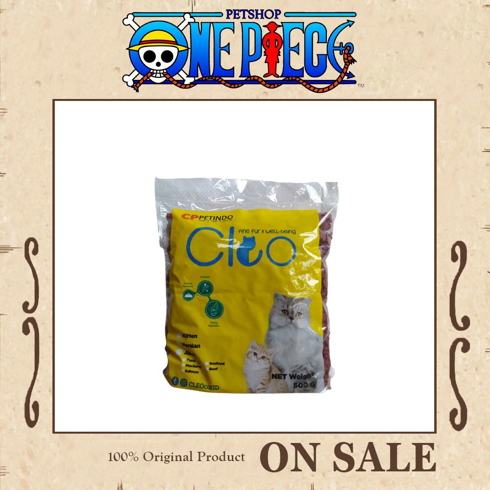 MAKANAN KUCING CLEO KITTEN / CLEO PERSIAN REPACK 500g