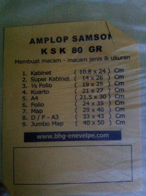

klm Amplop Coklat Zibiz A4 (21,5x30cm)