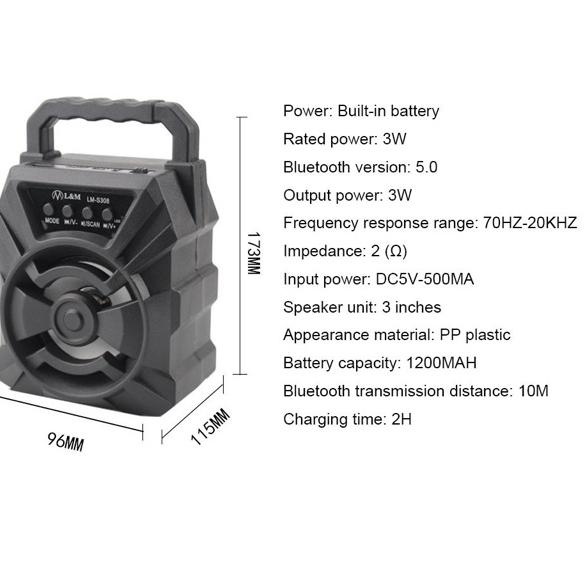 ➷ BLUETOOTH SPEAKER MINI WIRELESS ALL TIPE HP shuangxiong-2011 ➪