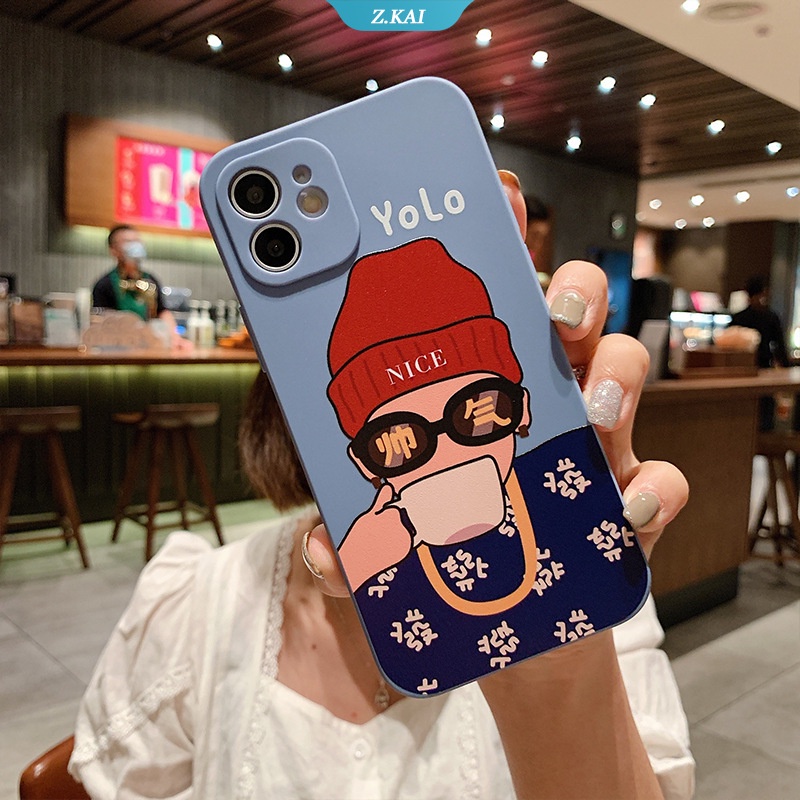 Soft Case Silikon Shockproof Motif Boneka Kartun Untuk iPhone 13 12 6 7 8 Plus 11 Pro MAX