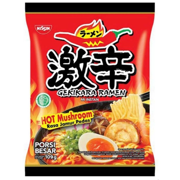 

Gekikara Ramen Mi Instan Rasa Jamur Pedas 120gr