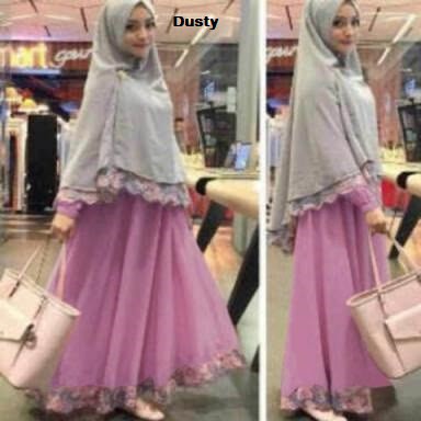  BAJU  GAMIS MUSLIM BUSANA  WANITA  DEWASA  MAXI MAXY SAFIRA PESTA  TERBARU MODERN  TRENDY BERGO SYARI 