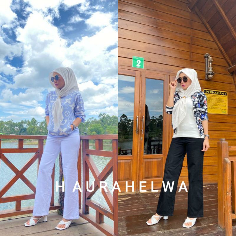 KULOT JEANS ELLINA BY HAURAHELWA SIZE 31-34 standar