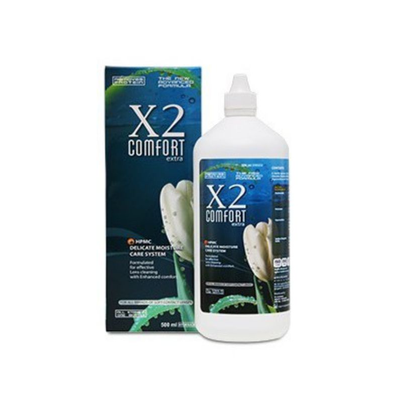 Cairan Softlens X2 Comfort 500ml solution air softlens