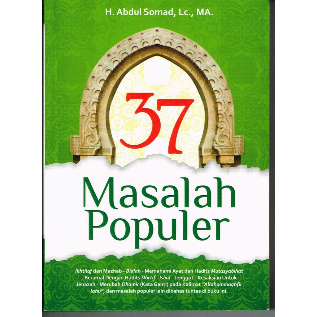 buku 37 masalah populer by abdul somad