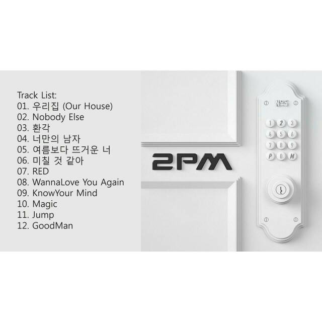 2PM The 5th Album No. 5 (White Version)