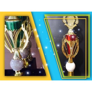 Piala Kaki Dua Figur Kaca Shopee Indonesia