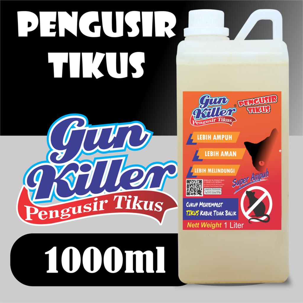 GUN KILLER PENGUSIR TIKUS 1 LITER PESTISIDA