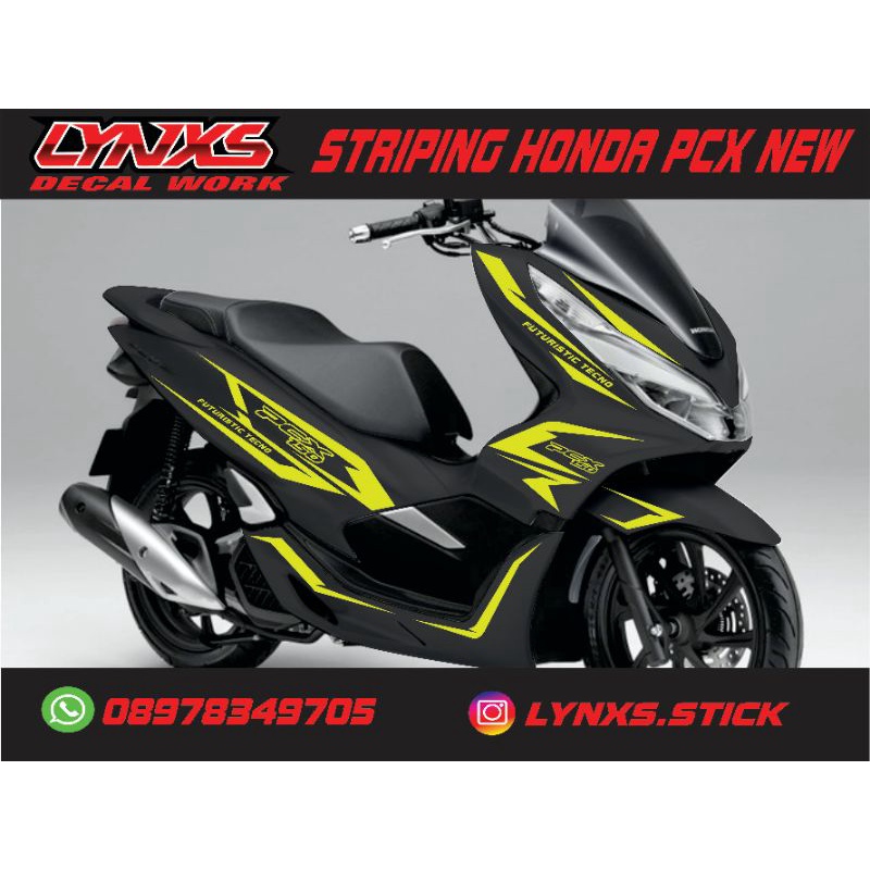 cutting sticker PCX full set