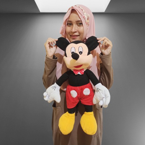 Boneka Mickey atau Minnie mouse L murah