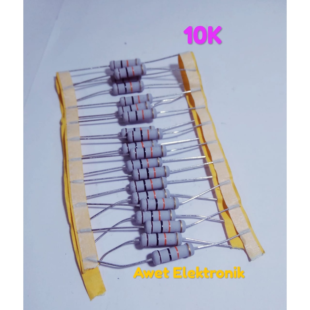 resistor 10k ohm 2 watt resistor 10k 2w resistor 10K 2W