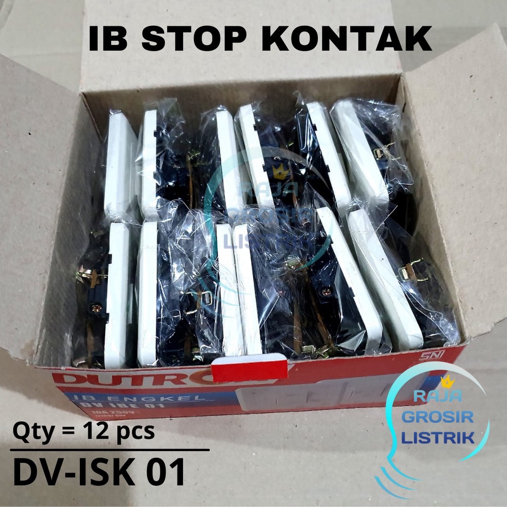DUTRON Stop Kontak Inbow DV ISK 01 Stop Kontak Tanam Dinding