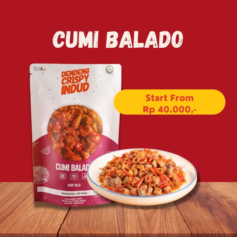 

Cumi Sambal Balado Indud 125 Gram - 250 Gram