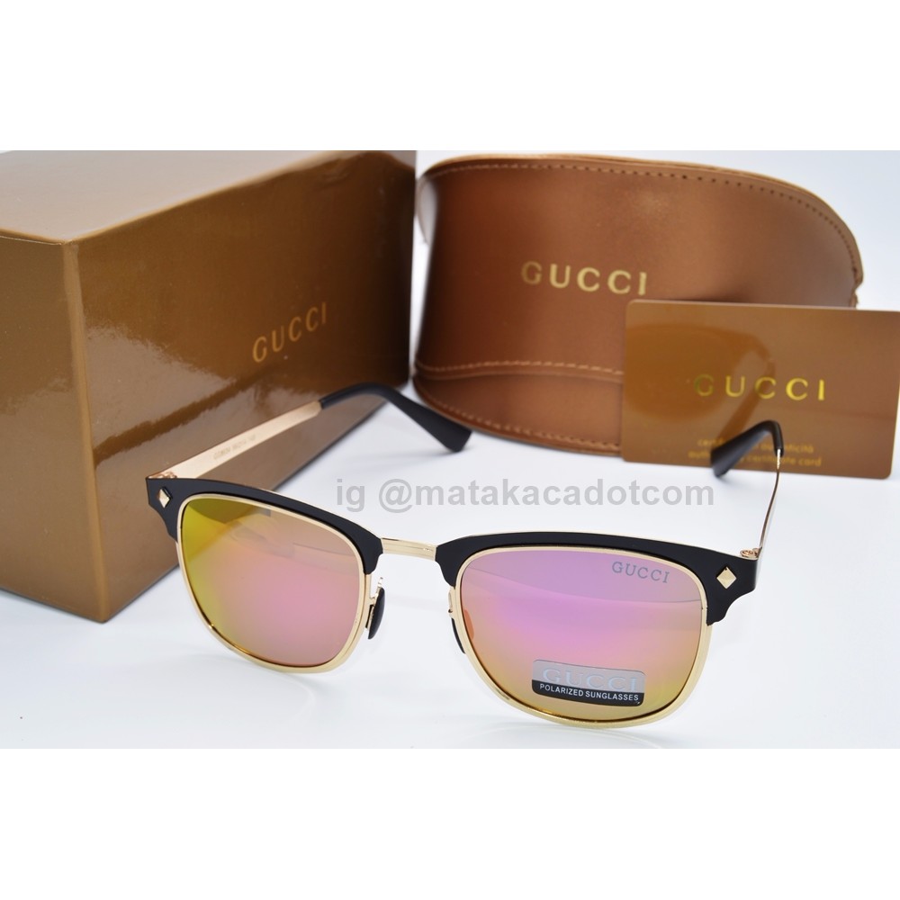 Kacamata Sunglass Gucci Polarized 8934 Pink