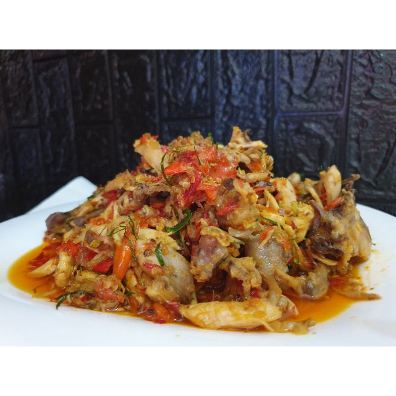 

ayam ancur bumbu sereh