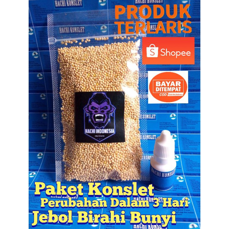 [COD] Vitamin Serum Lovebird Hachi Konslet Gacor + Pakan 100gr