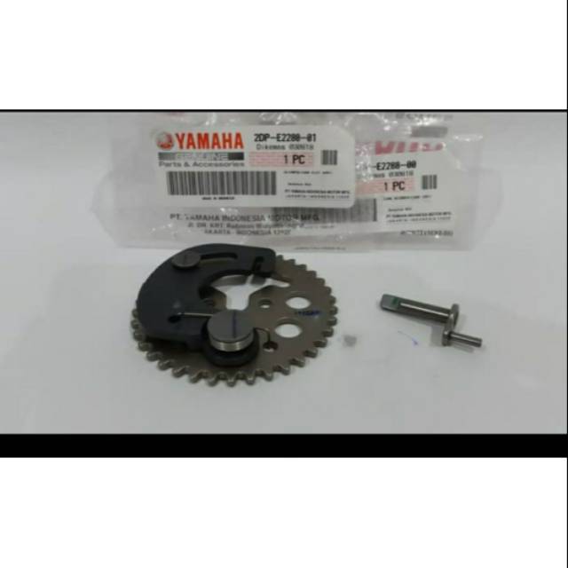 GEAR GIR GIGI SENTRIK NMAX SET AS GIGI SENTRIK NMAX  ASLI ORI YAMAHA 2DP E2280 01 &amp; 2DP E2288 00