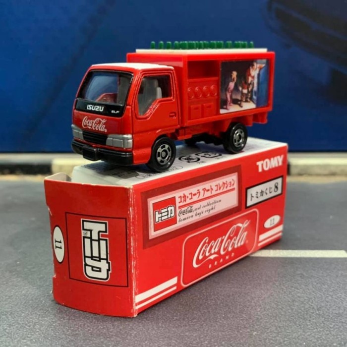 Tomica Kuji 8 Coca Cola Art Collection Route Truck Santa Claus China