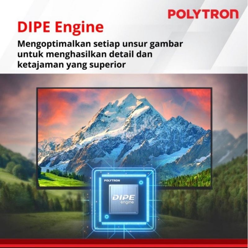 TV POLYTRON 43 CINEMAX DIGITAL PLD-43TV1556 (KHUSUS MEDAN)