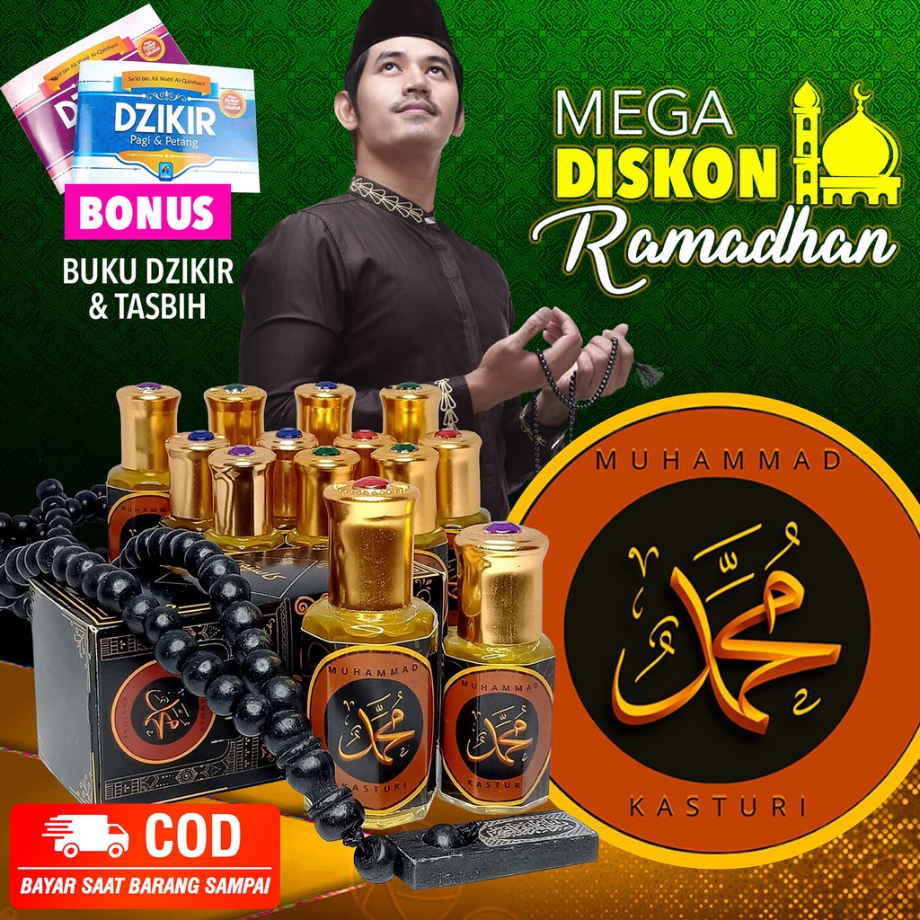 BELI 1 GRATIS 1 Parfum Kasturi Muhammad Paket 1