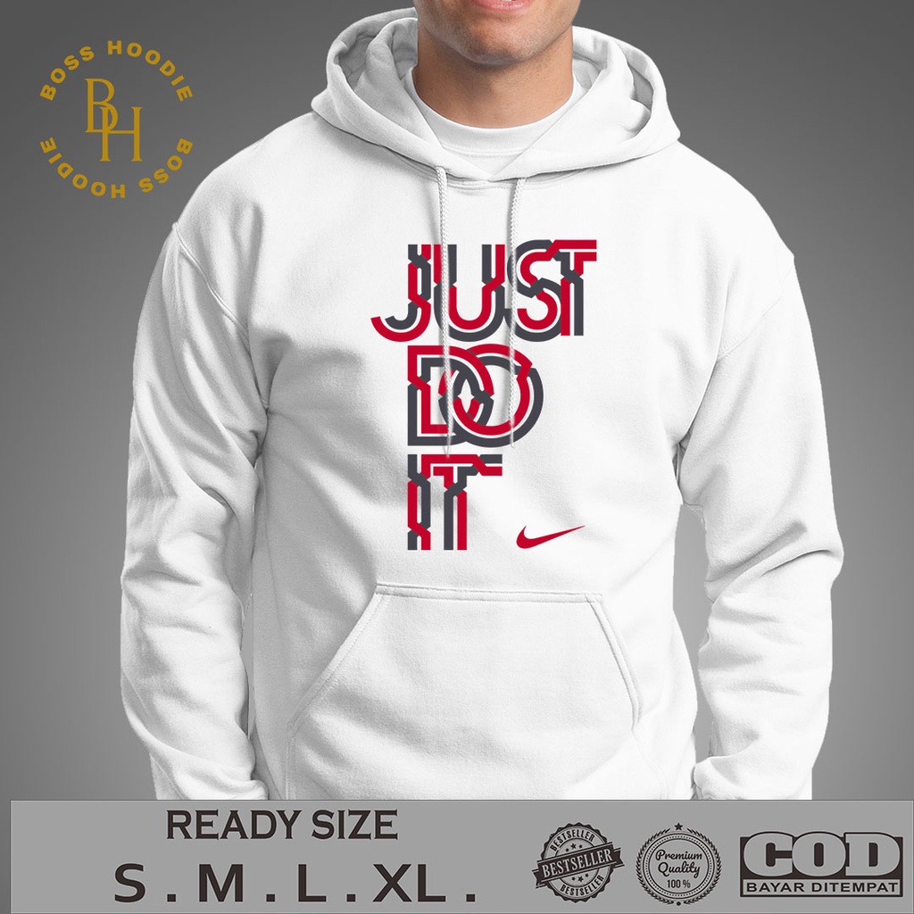 HOODIE NIKE JUST DO IT / HOODIE PRIA / JAKET PRIA / HOODIE KEREN