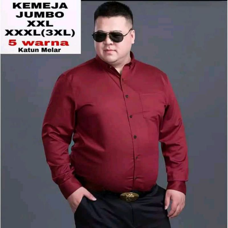 KEMEJA JUMBO POLOS