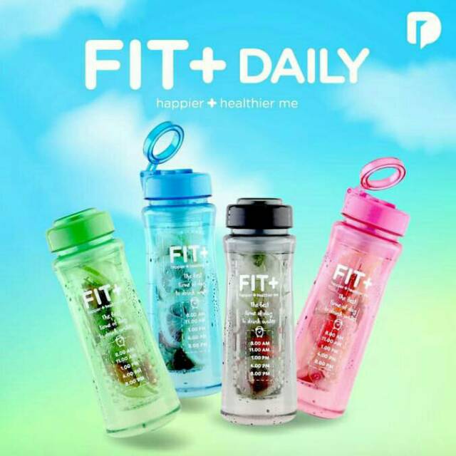 Jual Botol Minum Infus Water Fit + Daily 700 ml ( Satuan ) | Shopee ...