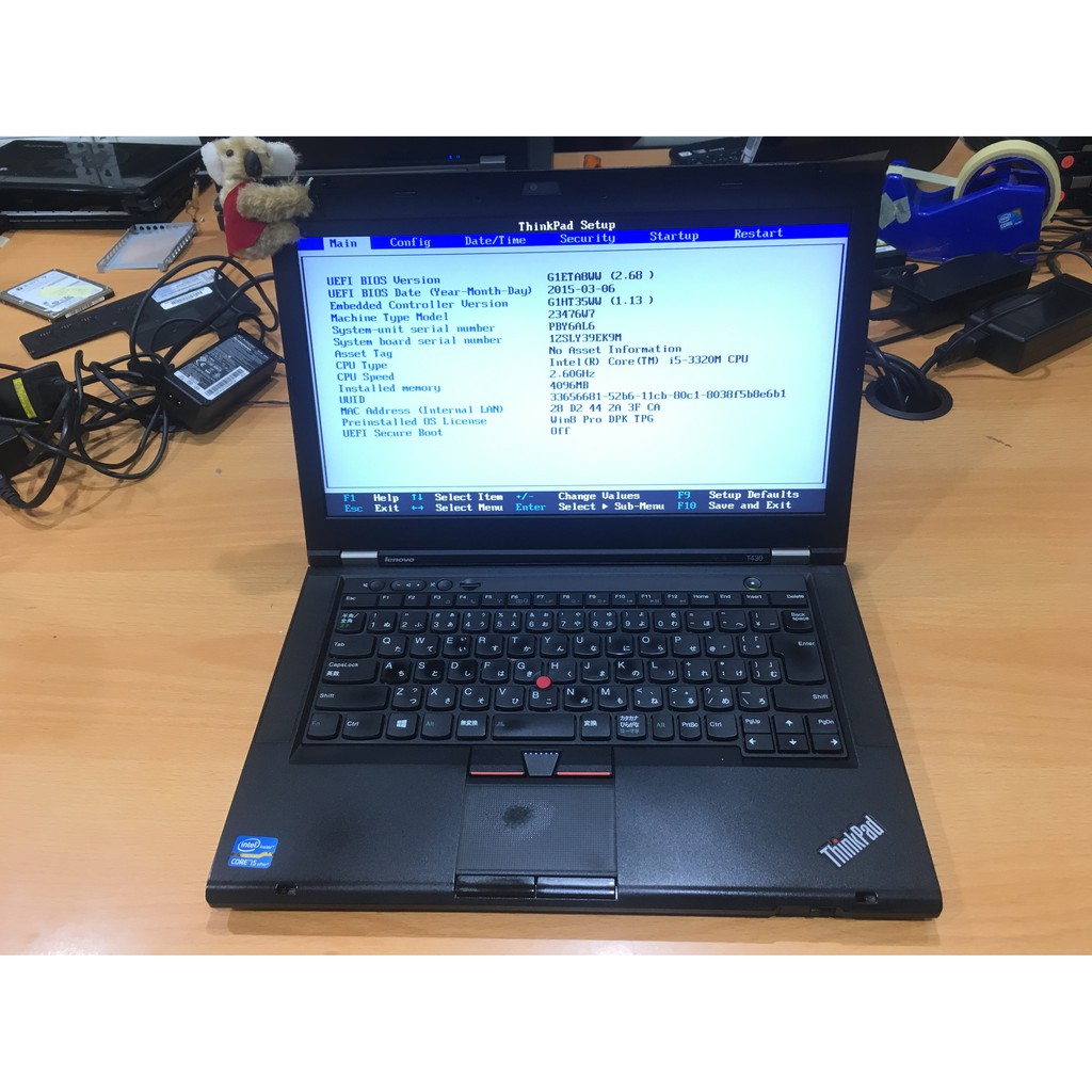 Laptop bekas murah Lenovo thinkpad T430 Core i5 Gen3 HDD 