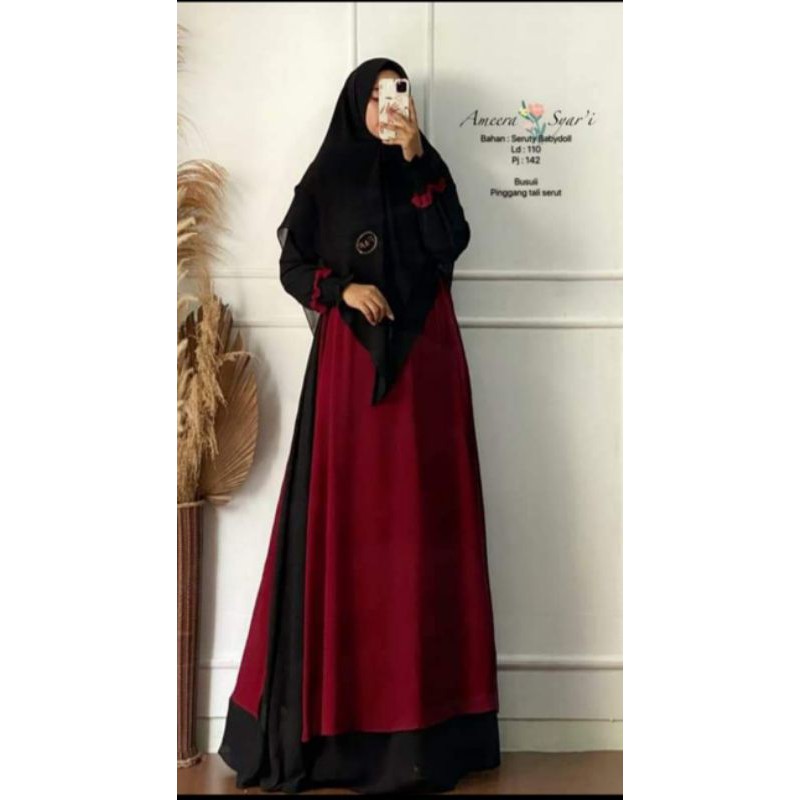 AMEERA SYARI/CERUTY BABYDOOL/GAMIS SATU SET