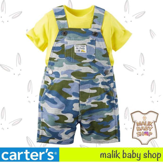 overall carters baby cowo/ setelan carter anak bayi laki laki murah