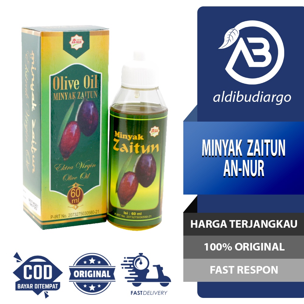 

OLIVE OIL MINYAK ZAITUN EXTRA VIRGIN GRIYA AN NUR 60 ML