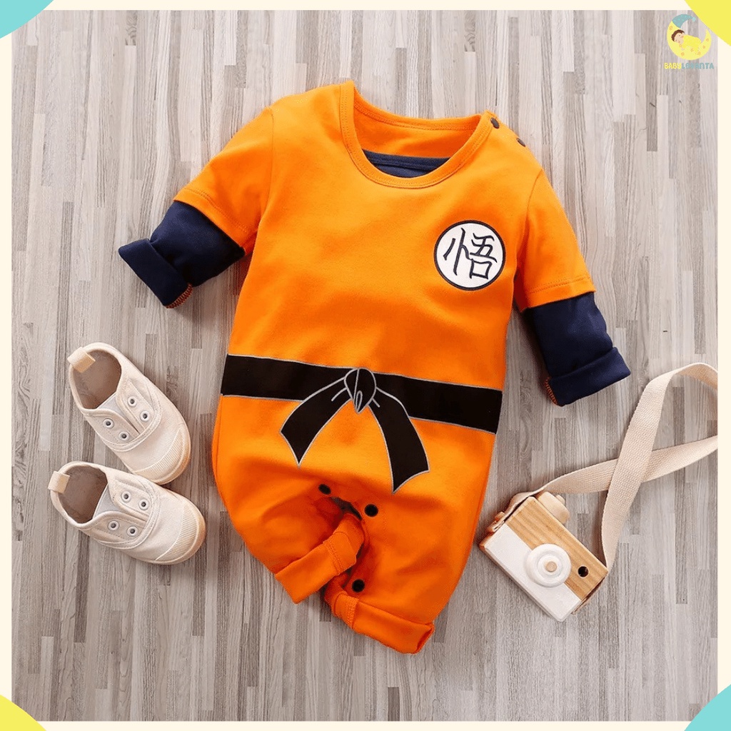 [COD] Baju Bayi Cowok Jumper Lengan Panjang/ jumper lucu import Korea / baju bayi laki laki motif DRAGONBALL GOKU/Babylovanta