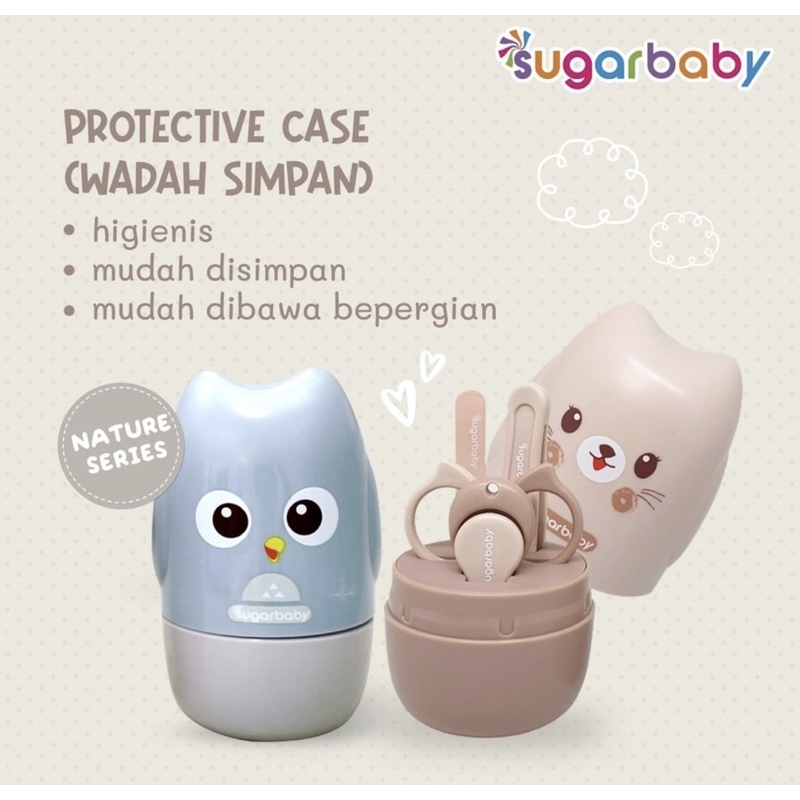 Sugar Baby 5in1 Manicure Set - Alat Perawatan Bayi/Baby nail clipper/Gunting kuku bayi