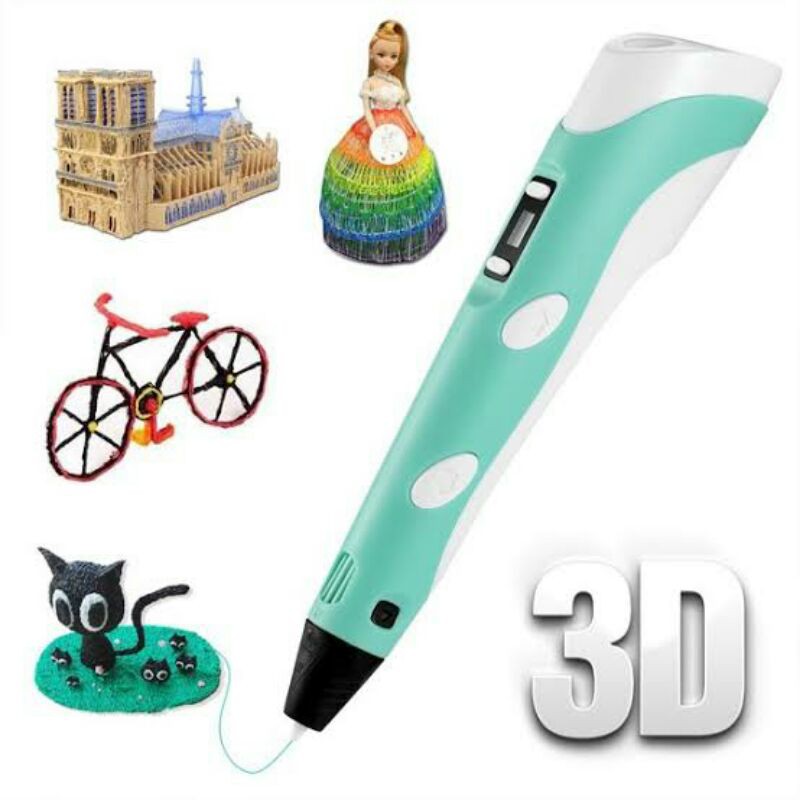 Pulpen 3D, 3D pen, Tinta pulpen 3D pulpen 3 dimensi, isi 3D pen, alat gambar 3D