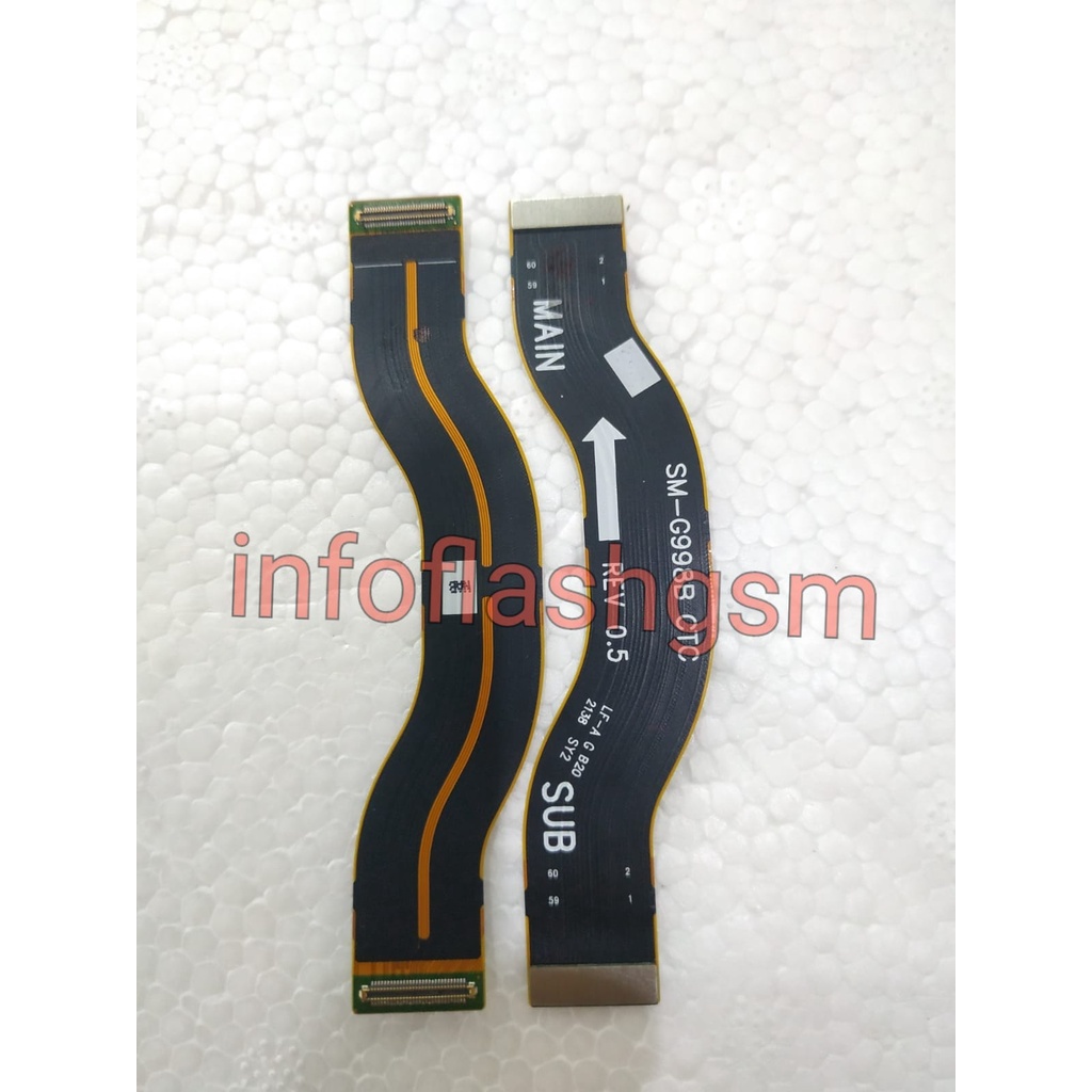 Flexibel Flexible Board Penghubung Tengah Mesin Mainboard Samsung S21 Ultra