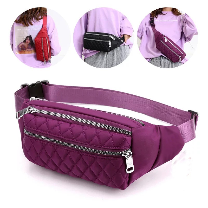 Charyatink - [Bayar Di Tempat Promo!!!] - Tas Waistbag Pria dan wanita Fashion Elegant