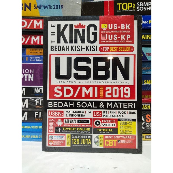 Buku Obral Super Murah - Buku THE KING BEDAH KISI-KISI USBN SD 2019-0