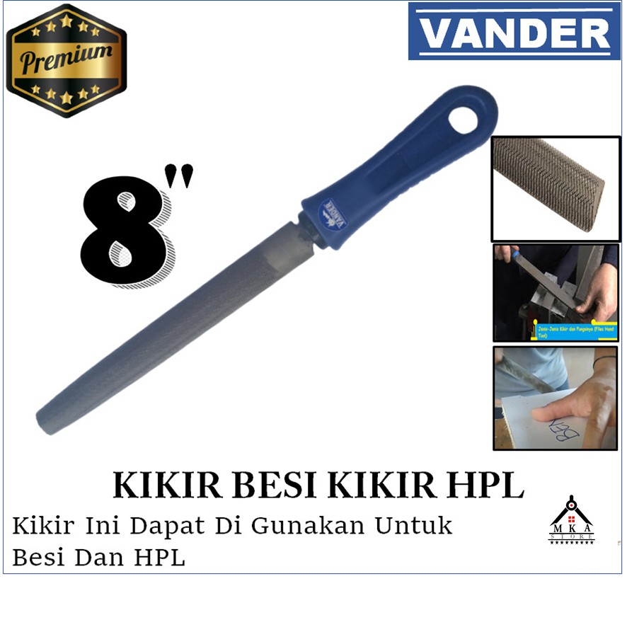 

Kikir Besi Kikir HPL Setengah Bulat Half Round Steel File