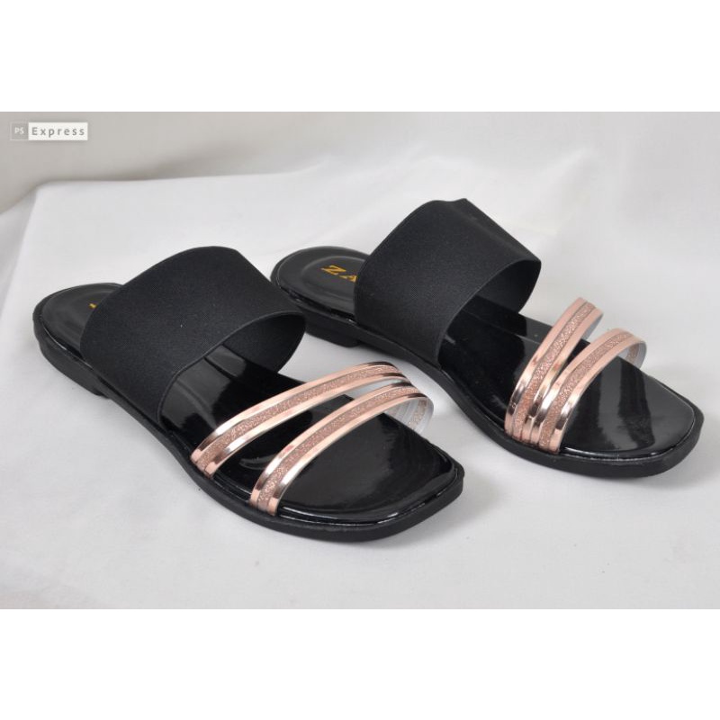 7.7 BIG SALE!! Sandal liora/sandal elastic wanita