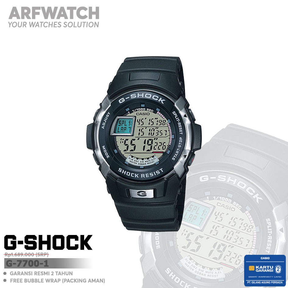 Casio G-Shock G-7700-1 / G-7700-1DR Original